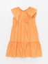 LC Waikiki V-Neck Girls Dress